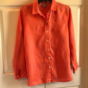 J. Jill Linen Easy Shirt size S
